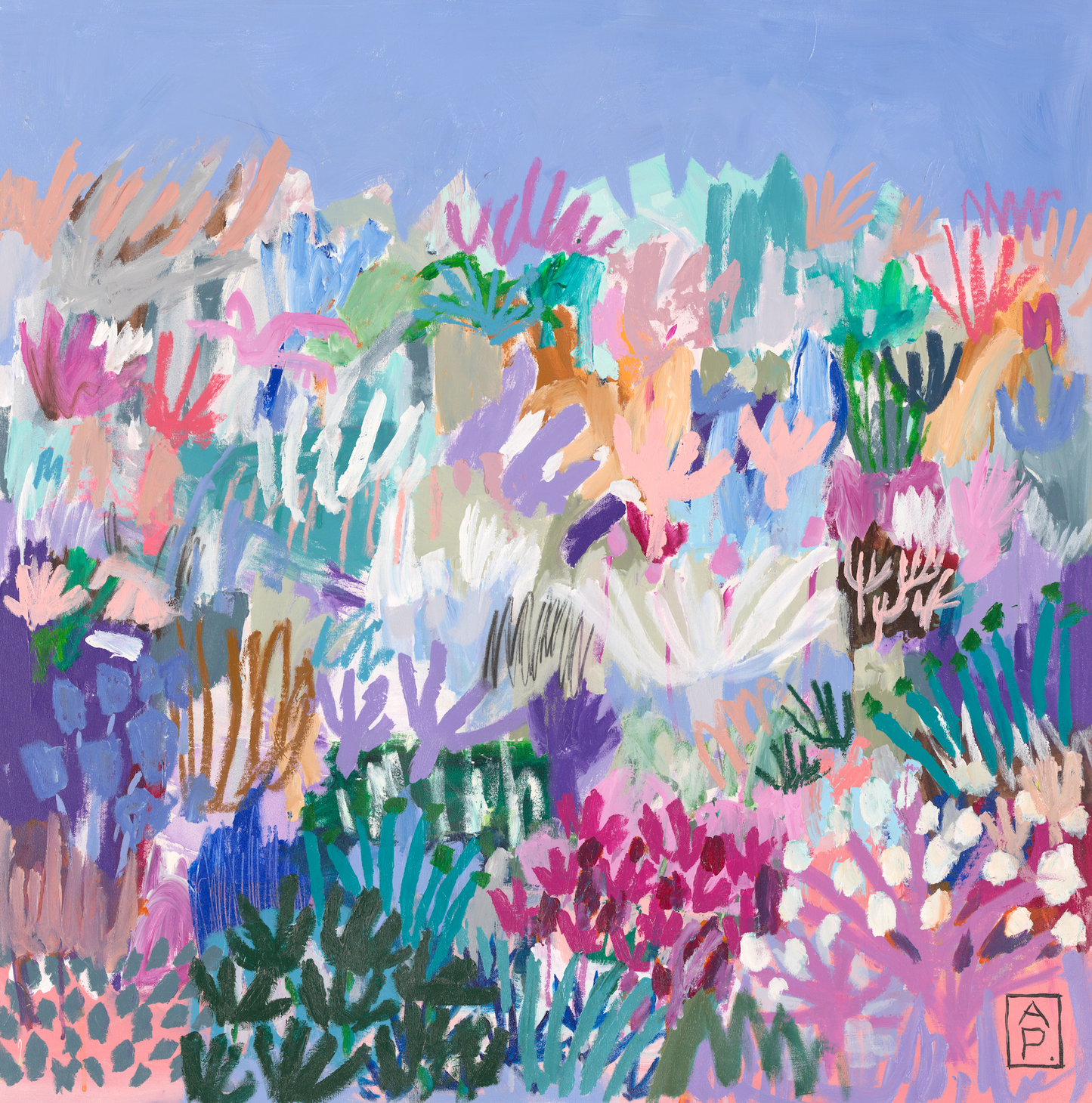 HECTIC FLOWERS limited edition print