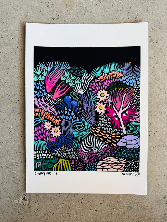 A4 Mini Print - Sunday Reef