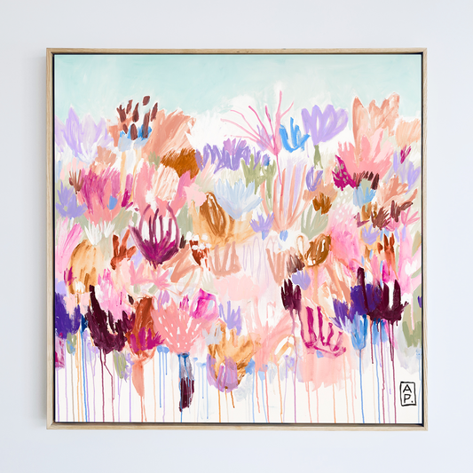 DRIPPING FLOWERS limited edition print